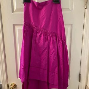 A line shirring skirt